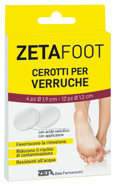 ZETAFOOT CEROTTO VERRUCHE ASSORTITO 16 PEZZI - Farmacia Del Monaco