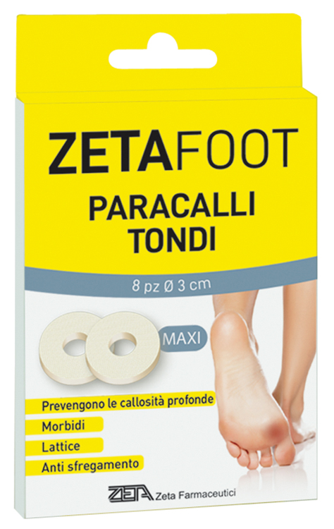 ZETAFOOT PARACALLO GRANDE TONDO LATTICE 8 PEZZI - Farmacia Del Monaco