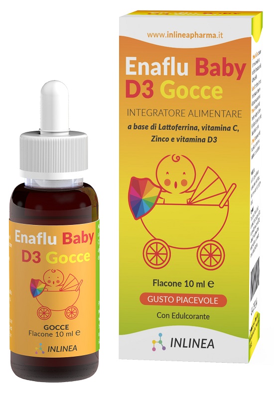 ENAFLU BABY D3 GOCCE 10 ML - Farmacia Del Monaco