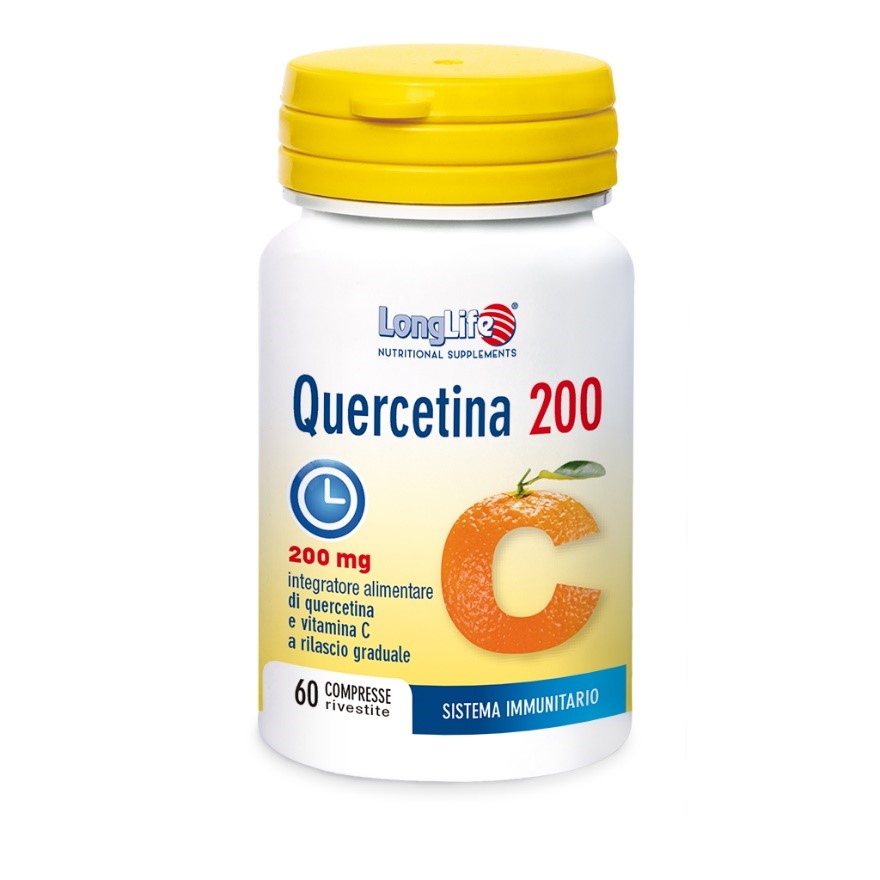 LONGLIFE QUERCETINA 200 60 COMPRESSE RIVESTITE - Farmacia Del Monaco