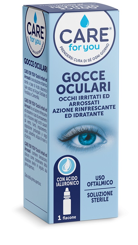 CARE FOR YOU GOCCE OCULARI OCCHI IRRITATI ARROSSATI 15 ML - Farmacia Del Monaco