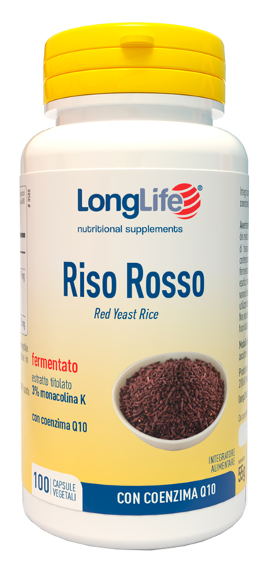 LONGLIFE RISO ROSSO 100 CAPSULE VEGETALI - Farmacia Del Monaco