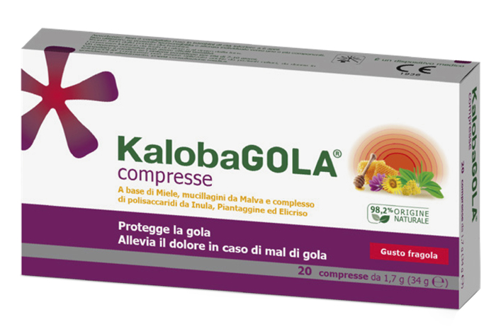 KALOBAGOLA 20 COMPRESSE FRAGOLA - Farmacia Del Monaco