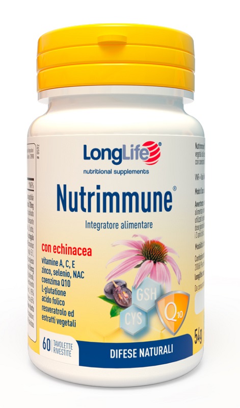 LONGLIFE NUTRIMMUNE 60 TAVOLETTE RIVESTITE - Farmacia Del Monaco