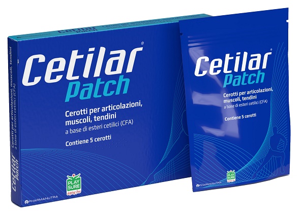 CEROTTO MONOUSO CETILAR PATCH PER ARTICOLAZIONI MUSCOLI E TENDINI 5 PEZZI - Farmacia Del Monaco