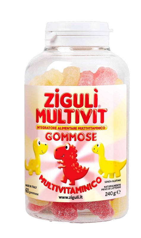 ZIGULI MULTIVIT FRAGOLA E BANANA 60 GOMMOSE - Farmacia Del Monaco