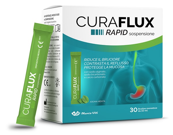 CURAFLUX RAPID SOSPENSIONE ORALE 30 BUSTINE - Farmacia Del Monaco