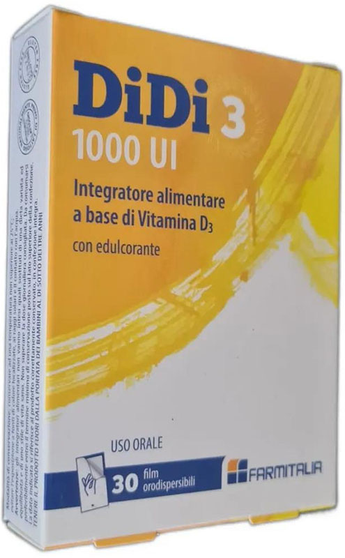 DIDI3 1000 UI 30 FILM ORODISPERSIBILI - Farmacia Del Monaco
