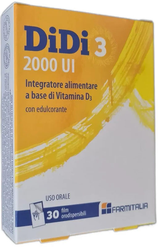 DIDI3 2000 UI 30 FILM ORODISPERSIBILI - Farmacia Del Monaco