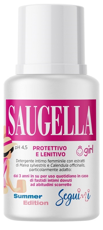 SAUGELLA GIRL PROTETTIVO E LENITIVO DETERGENTE INTIMO 100 ML - Farmacia Del Monaco