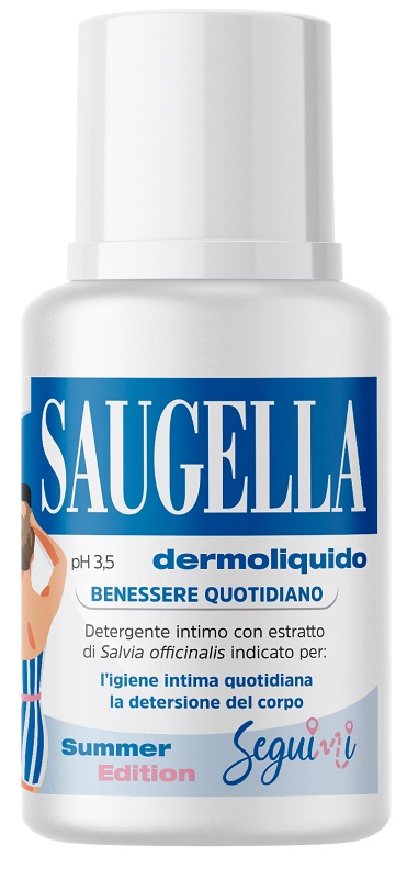 SAUGELLA DERMOLIQUIDO PH 3,5 BENESSERE QUOTIDIANO DETERGENTE INTIMO 100 ML - Farmacia Del Monaco