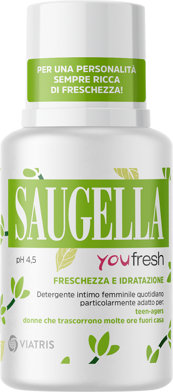 SAUGELLA YOU FRESH PH 4,5 FRESCHEZZA E IDRATAZIONE DETERGENTE INTIMO 100 ML - Farmacia Del Monaco