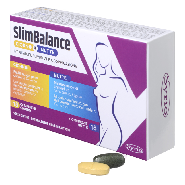 SLIM BALANCE GIORNO E NOTTE 15 COMPRESSE GIORNO 15 COMPRESSE NOTTE - Farmacia Del Monaco