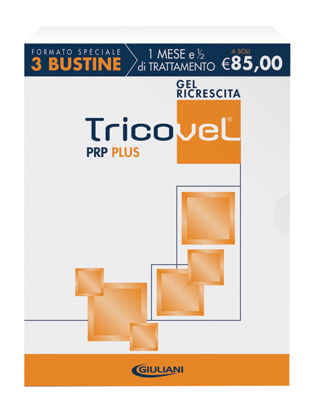 TRICOVEL PRP PLUS GEL PROMO 3 BUSTINE - Farmacia Del Monaco