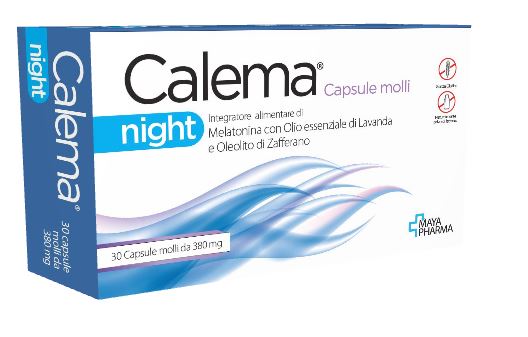 CALEMA NIGHT 30 CAPSULE MOLLI - Farmacia Del Monaco