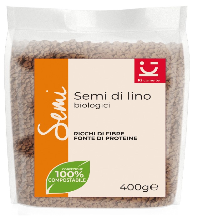 SEMI DI LINO SCURO 400 G - Farmacia Del Monaco