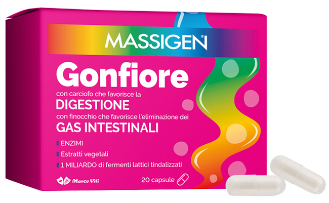 MASSIGEN GONFIORE 20 CAPSULE - Farmacia Del Monaco