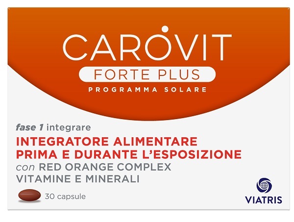 CAROVIT FORTE PLUS PROGRAMMA SOLARE 30 CAPSULE BL - Farmacia Del Monaco