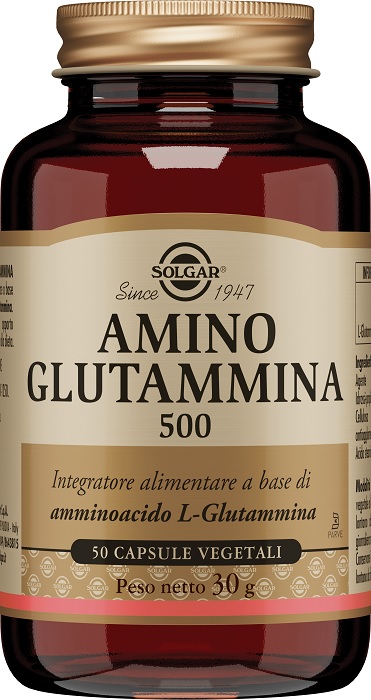 AMINO GLUTAMMINA 500 50 CAPSULE VEGETALI - Farmacia Del Monaco