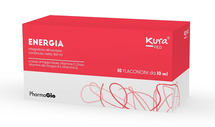 KURA PED ENERGIA 10 FLACONCINI X 10 ML - Farmacia Del Monaco