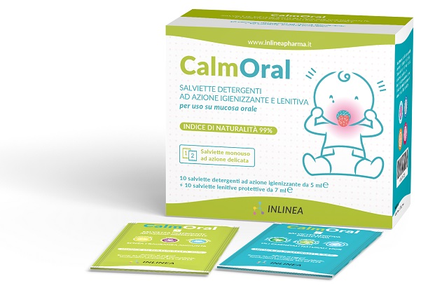 CALMORAL 10 SALVIETTE DETERGENTI + 10 SALVIETTE LENITIVE PROTETTIVE - Farmacia Del Monaco