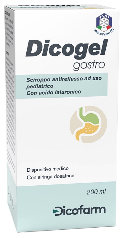 SCIROPPO ANTIREFLUSSO PEDIATRICO DICOGEL GASTRO 200 ML - Farmacia Del Monaco