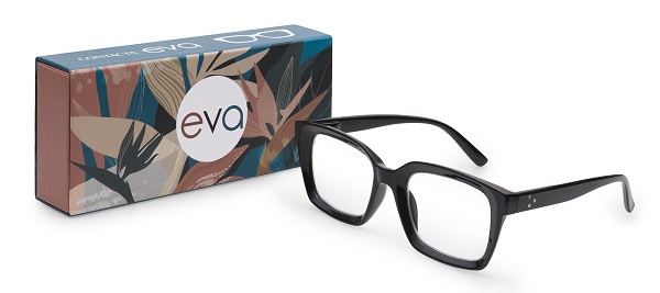 OCCHIALE DA LETTURA CONTACTA EVA NERO +2,50 - Farmacia Del Monaco