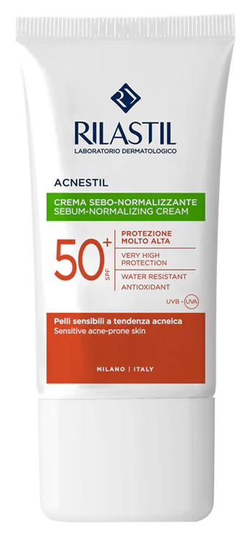 RILASTIL SUN SYSTEM ACNESTIL CREMA SPF50+ 40 ML - Farmacia Del Monaco