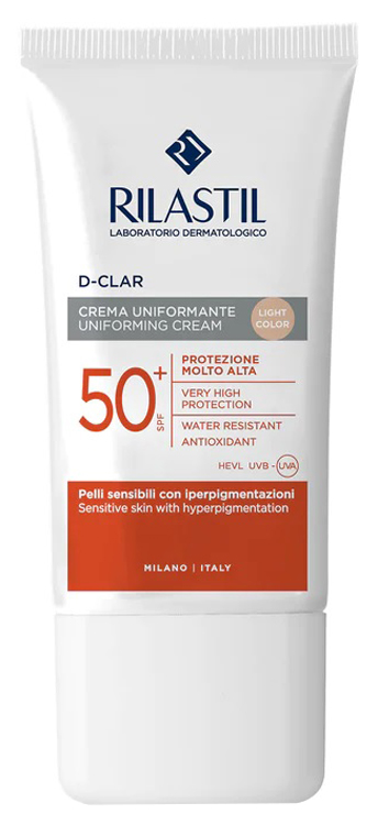 RILASTIL SUN SYSTEM D-CLAR LIGHT SPF50+ 40 ML - Farmacia Del Monaco