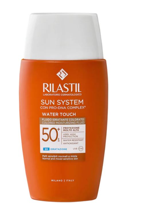 RILASTIL SUN SYSTEM WATER TOUCH COLOR FLUIDO SPF50+ 50 ML - Farmacia Del Monaco