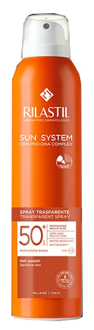 RILASTIL SUN SYSTEM TRASPARENT SPRAY SPF50+ 200 ML - Farmacia Del Monaco