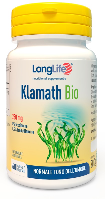 LONGLIFE KLAMATH BIO 60 CAPSULE VEGETALI - Farmacia Del Monaco