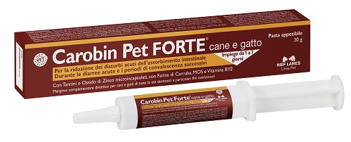 CAROBIN PET FORTE PASTA 30 G - Farmacia Del Monaco