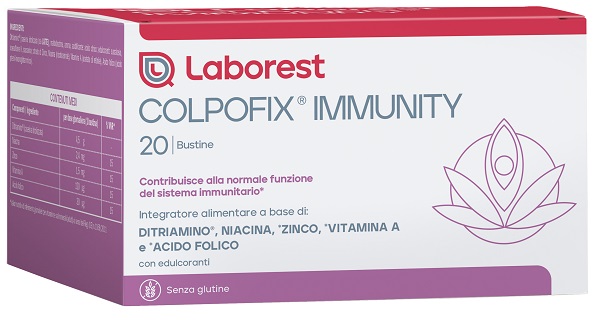 COLPOFIX IMMUNITY 20 BUSTINE SENZA GLUTINE CON EDULCORANTI - Farmacia Del Monaco