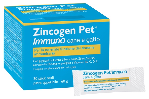 ZINCOGEN PET IMMUNO PASTA 30 STICK - Farmacia Del Monaco