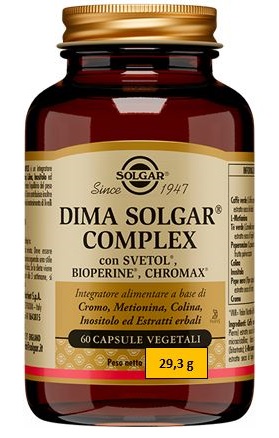 DIMA SOLGAR COMPLEX 60 CAPSULE VEGETALI - Farmacia Del Monaco