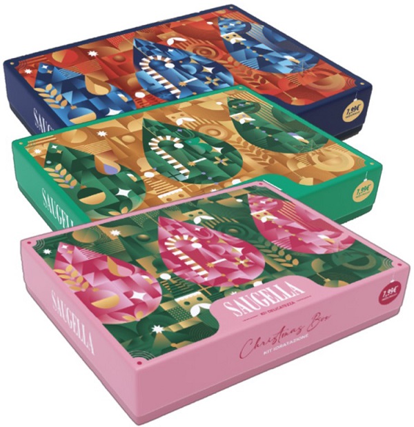 SAUGELLA CHRISTMAS BOX DERMOLIQUIDO 100 ML + INTIMO&CORPO 100 ML + FLACONE 100 ML - Farmacia Del Monaco