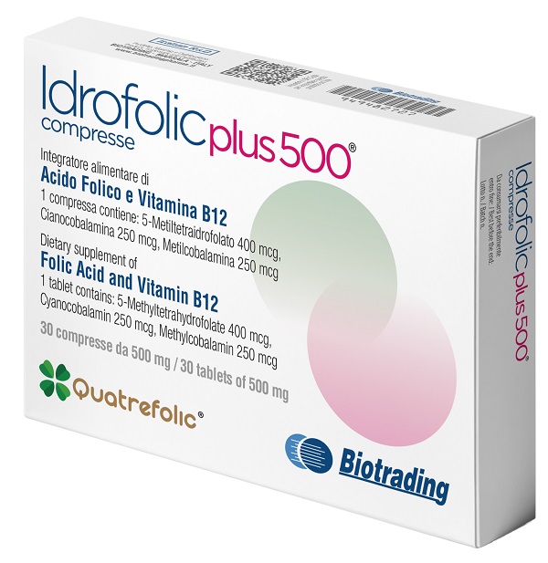 IDROFOLIC PLUS 500 30 COMPRESSE - Farmacia Del Monaco