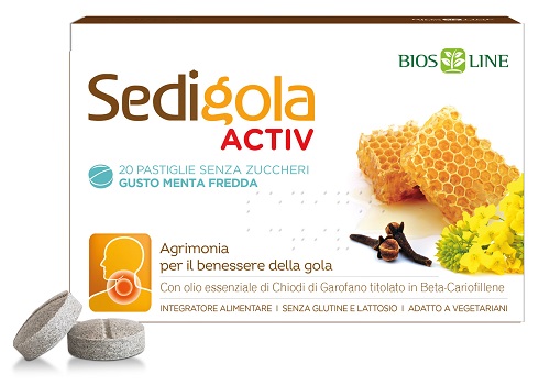 SEDIGOLA ACTIV APIX MENTA FREDDA 20 PASTIGLIE - Farmacia Del Monaco