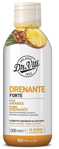 DR VITI DRENANTE FORTE ANANAS 500 ML SENZA ZUCCHERI - Farmacia Del Monaco