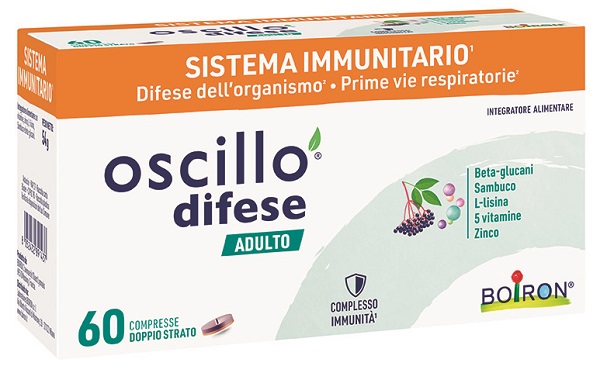 OSCILLO DIFESE ADULTO 60 COMPRESSE - Farmacia Del Monaco