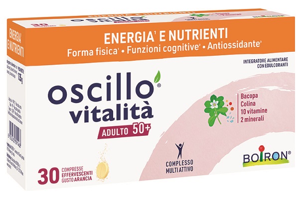 OSCILLO VITALITA' 50+ 30 COMPRESSE EFFERVESCENTI - Farmacia Del Monaco