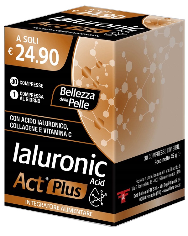 IALURONIC ACID ACT PLUS 30 COMPRESSE DIVISIBILI - Farmacia Del Monaco
