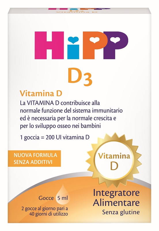 HIPP D3 5 ML NUOVA FORMULA - Farmacia Del Monaco