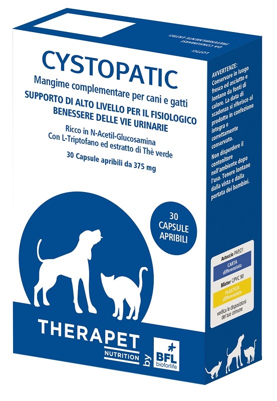 CYSTOPATIC THERAPET 30 CAPSULE - Farmacia Del Monaco