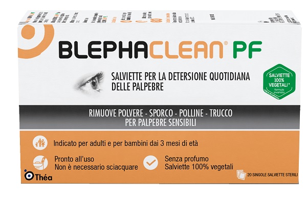 BLEPHACLEAN PF SALVIETTE DETERSIONE QUOTIDIANA PALPEBRE 20 PEZZI SENZA PROFUMO - Farmacia Del Monaco
