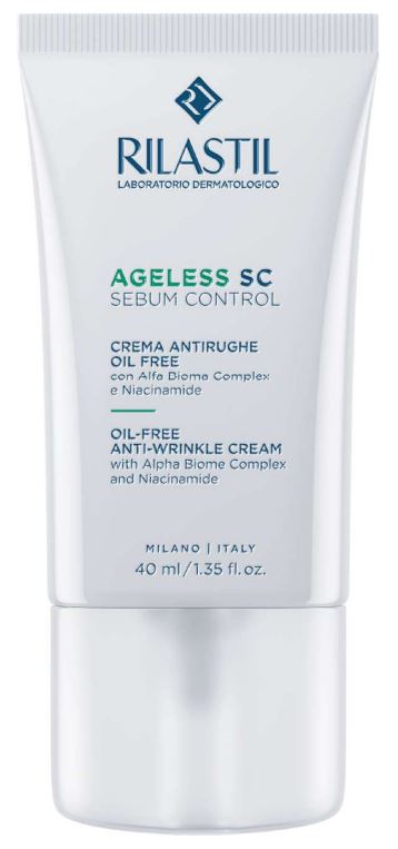RILASTIL AGELESS SC SEBUM CONTROL CREMA ANTIRUGHE OIL FREE 40 ML - Farmacia Del Monaco