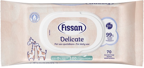 FISSAN SALVIETTE DELICATE NEW 70 PEZZI - Farmacia Del Monaco