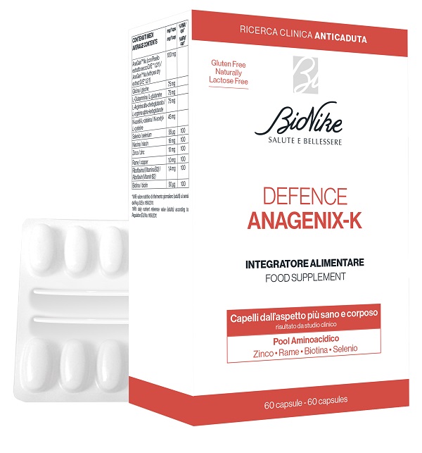 DEFENCE ANAGENIX K INTEGRATORE ALIMENTARE 60 CAPSULE - Farmacia Del Monaco