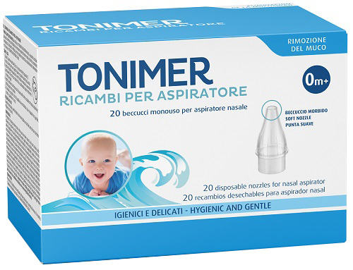 RICAMBI ASPIRATORE NASALE TONIMER 20 PEZZI - Farmacia Del Monaco